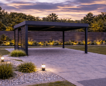 Carport Ażurowe Panele - Wiata garażowa 4x4 m