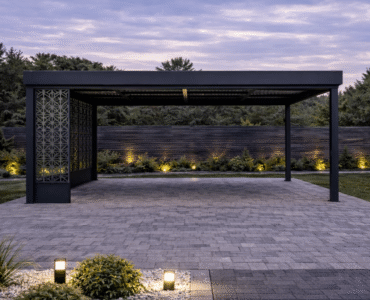 Carport Ażurowe Panele - Wiata garażowa 5x5 m