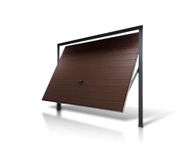 Brama uchylna 3x2.5 m Przetłoczenia poziome Panel 17 cm