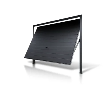 Brama uchylna 2x2 m Przetłoczenia poziome Panel 17 cm