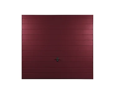Brama uchylna 4x2.5 m Przetłoczenia poziome Panel 17 cm