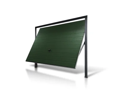 Brama uchylna 3.5x2 m Przetłoczenia poziome Panel 17 cm