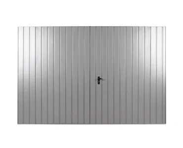 Brama dwuskrzydłowa 2x2.5 m Przetłoczenia pionowe Panel 10 cm