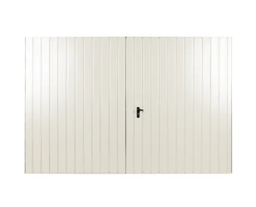 Brama dwuskrzydłowa 2x3.5 m Przetłoczenia pionowe Panel 10 cm