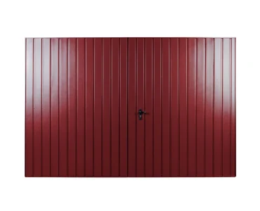 Brama dwuskrzydłowa 2x4 m Przetłoczenia pionowe Panel 10 cm