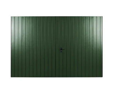 Brama dwuskrzydłowa 2.5x3 m Przetłoczenia pionowe Panel 10 cm