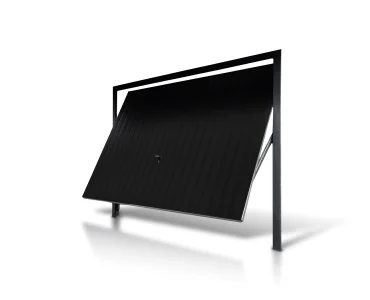 Brama uchylna 3.5x2.5 m Przetłoczenia pionowe Panel 10 cm