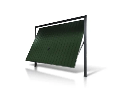 Brama uchylna 3.5x2 m Przetłoczenia pionowe Panel 10 cm