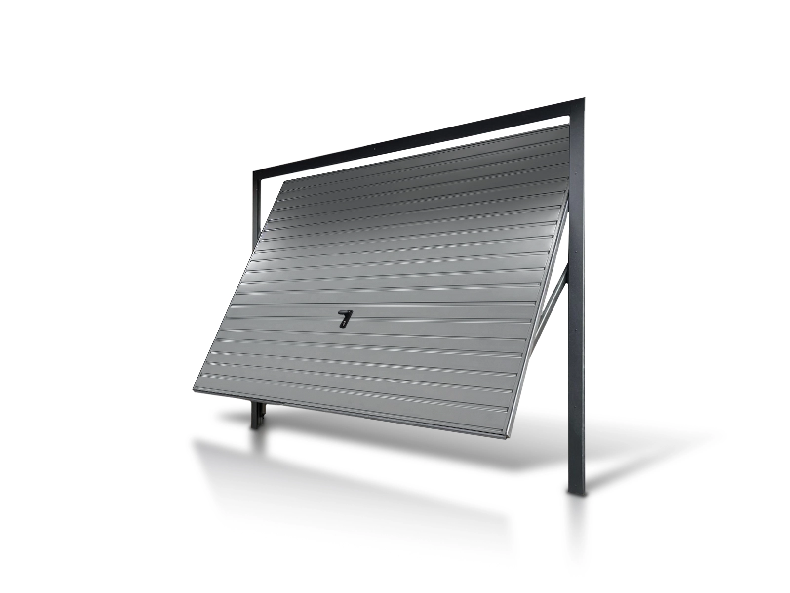Brama uchylna poziom 10 cm aluminium