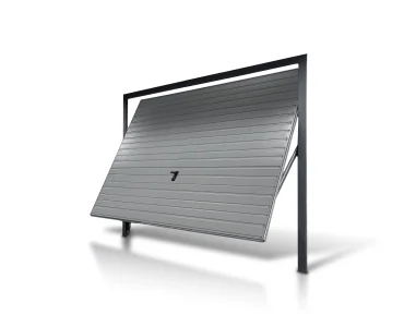 Brama uchylna 2x2.5 m Przetłoczenia poziome Panel 10 cm