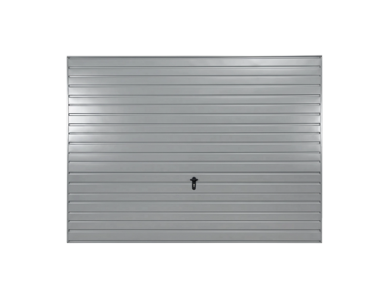 Brama uchylna poziom 10 cm aluminium front