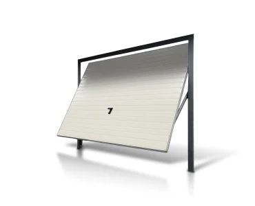 Brama uchylna 3x2 m Przetłoczenia poziome Panel 10 cm