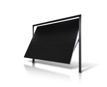 Brama uchylna 3.5x2.5 m Przetłoczenia poziome Panel 10 cm