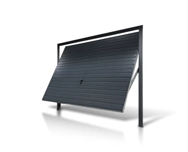 Brama uchylna 2x2 m Przetłoczenia poziome Panel 10 cm