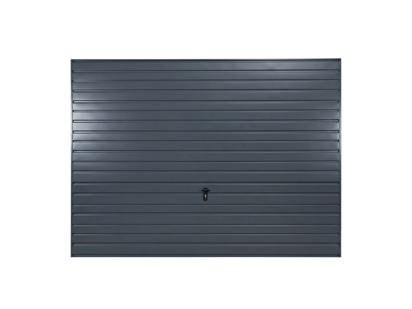 Brama uchylna poziom 10 cm grafit front