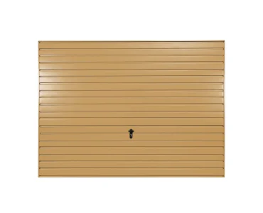 Brama uchylna 2.5x2.5 m Przetłoczenia poziome Panel 10 cm