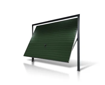 Brama uchylna 3.5x2 m Przetłoczenia poziome Panel 10 cm