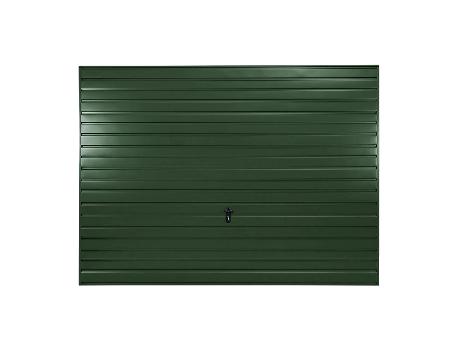 Brama uchylna poziom 10 cm zielony front