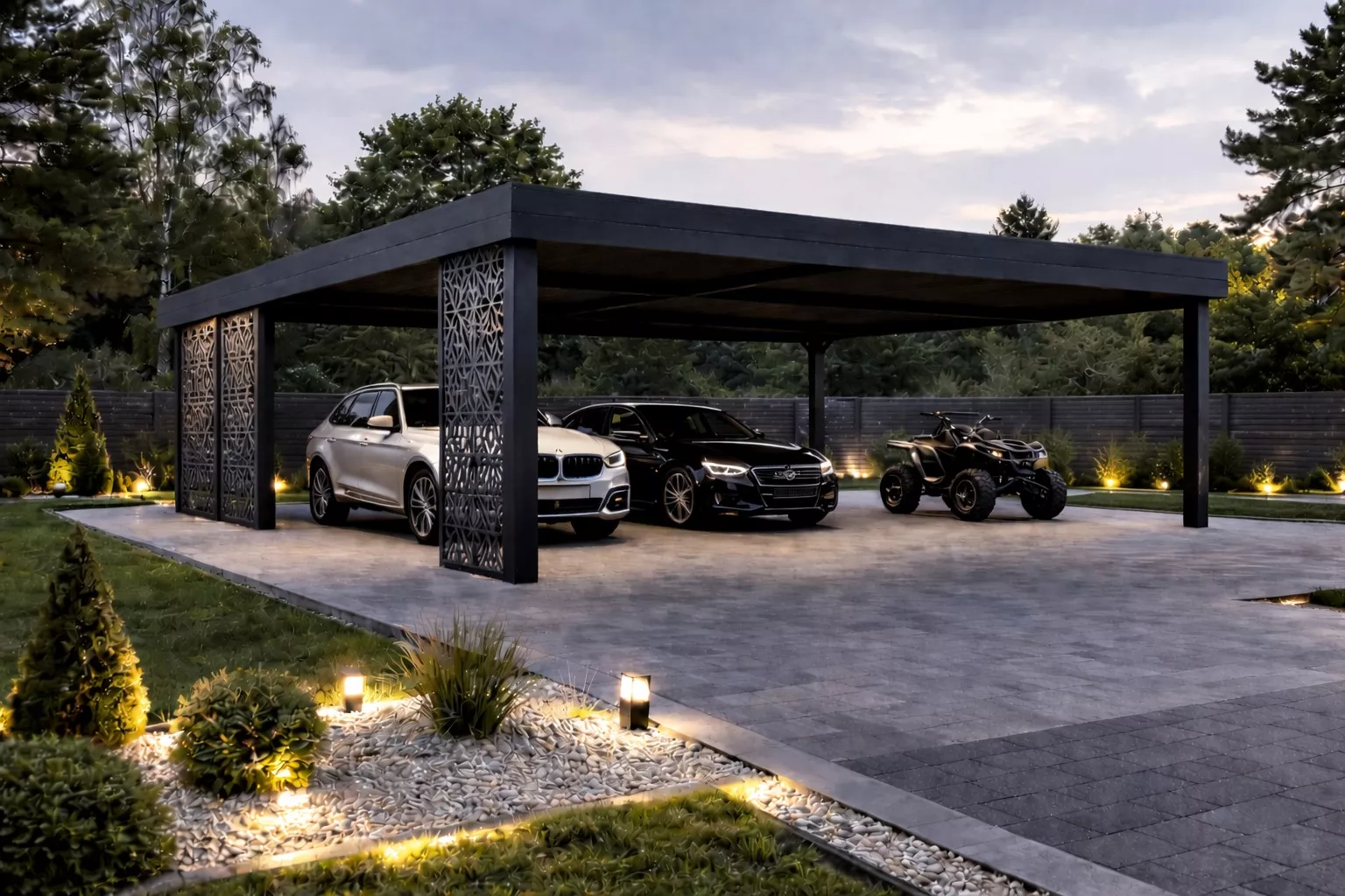 Carport-azurowe-panele-6×6