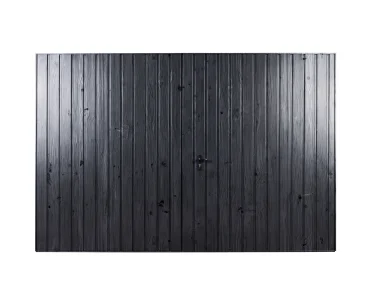 Brama dwuskrzydłowa 2x4 m Drewnopodobna Przetłoczenia pionowe Panel 10 cm