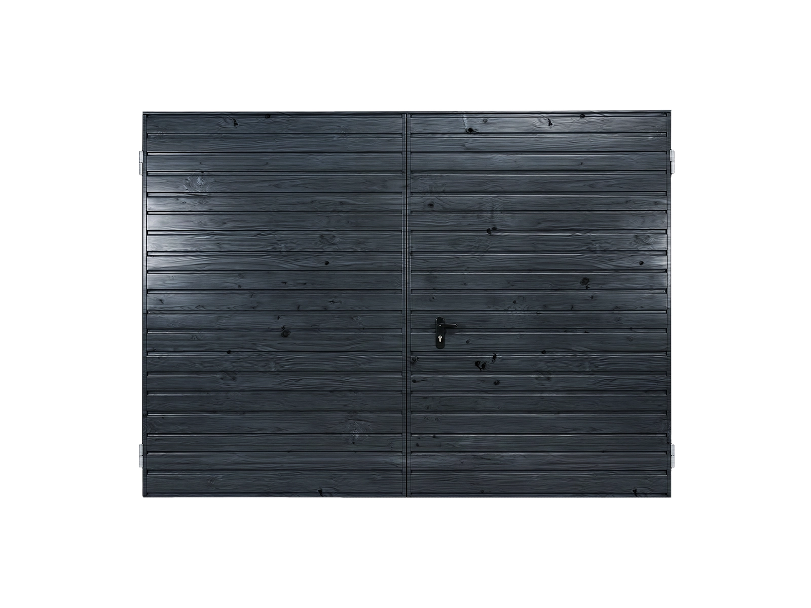 Drewno dwuskrzydlowa poziom 10 cm grafit front