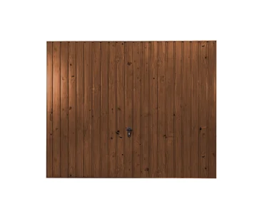 Brama uchylna 2.5x2 m Drewnopodobna Przetłoczenia pionowe Panel 10 cm