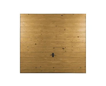 Brama uchylna 2.5x2.5 m Drewnopodobna Przetłoczenia poziome Panel 17 cm