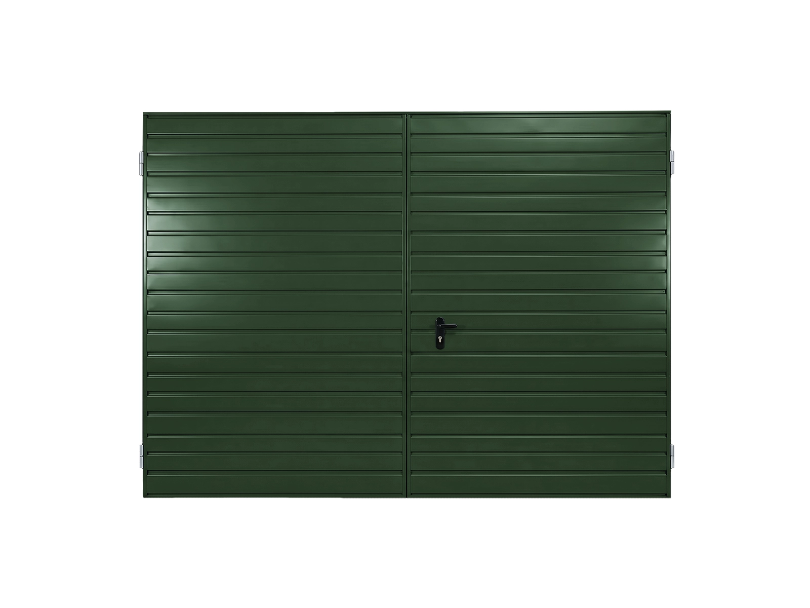Dwuskrzydlowa poziom 10 cm zielony front