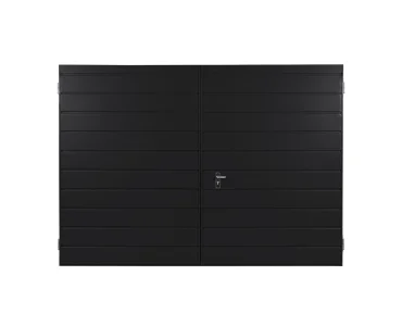 Brama dwuskrzydłowa 2x4 m Przetłoczenia poziome Panel 17 cm