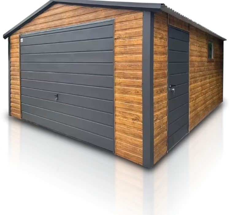 Garaz blaszany drewnopodobny od producenta