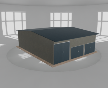 Hala stalowa 9.5x12m dwuspadowa Aluminium