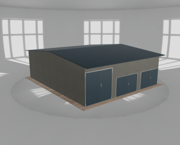 Hala stalowa 10x11.5m dwuspadowa Aluminium