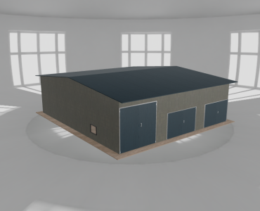 Hala stalowa 11x12m dwuspadowa Aluminium