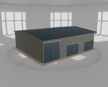 Hala stalowa 11.5x10m dwuspadowa Aluminium