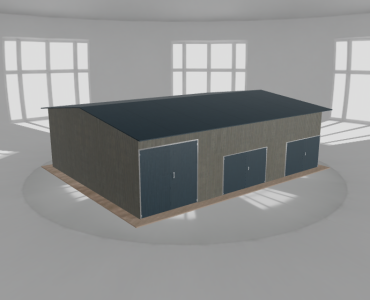 Hala stalowa 12x9.5m dwuspadowa Aluminium
