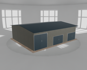 Hala stalowa 12x10m dwuspadowa Aluminium