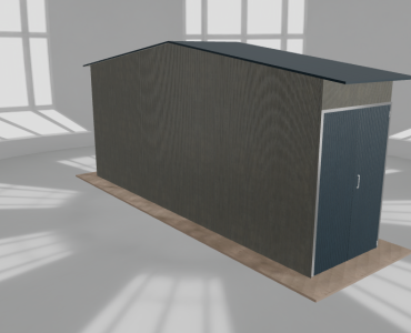 Hala stalowa 2x8.5m dwuspadowa Aluminium Wysoka