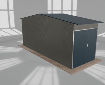 Hala stalowa 3x8.5m dwuspadowa Aluminium Wysoka