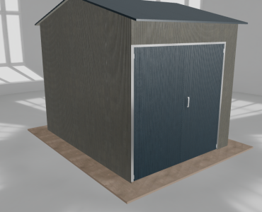 Hala stalowa 3.5x4.5m dwuspadowa Aluminium Wysoka