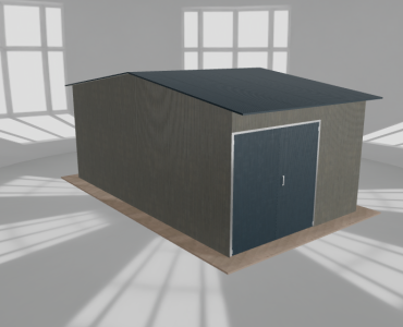 Hala stalowa 5x8.5m dwuspadowa Aluminium Wysoka