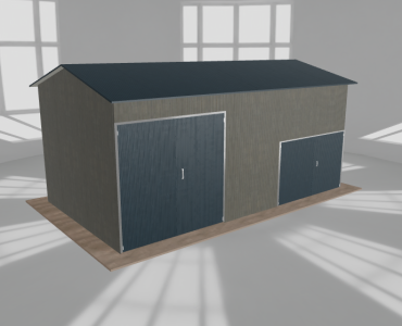 Hala stalowa 8x4.5m dwuspadowa Aluminium Wysoka