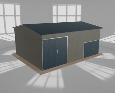 Hala stalowa 8.5x6.5m dwuspadowa Aluminium Wysoka