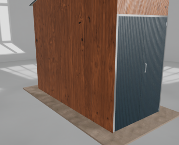 Hala stalowa 2x4.5m dwuspadowa Złoty dąb Wysoka