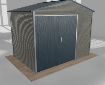 Hala blaszana 4.5x3m dwuspadowa Aluminium Wysoka