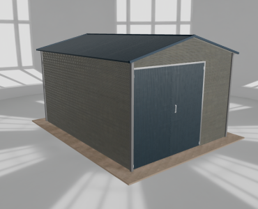Hala blaszana 4.5x6m dwuspadowa Aluminium Wysoka