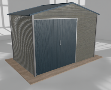 Hala blaszana 5x3m dwuspadowa Aluminium Wysoka