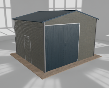 Hala blaszana 5x4.5m dwuspadowa Aluminium Wysoka