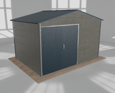 Hala blaszana 5.5x4m dwuspadowa Aluminium Wysoka