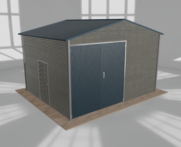 Hala blaszana 5.5x4.5m dwuspadowa Aluminium Wysoka
