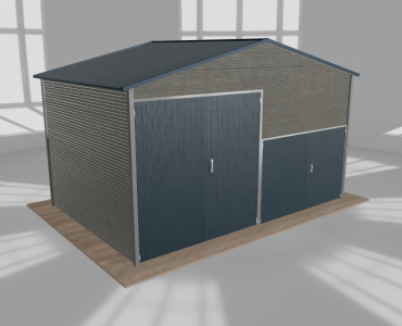 Hala blaszana 6x4m dwuspadowa Aluminium Wysoka
